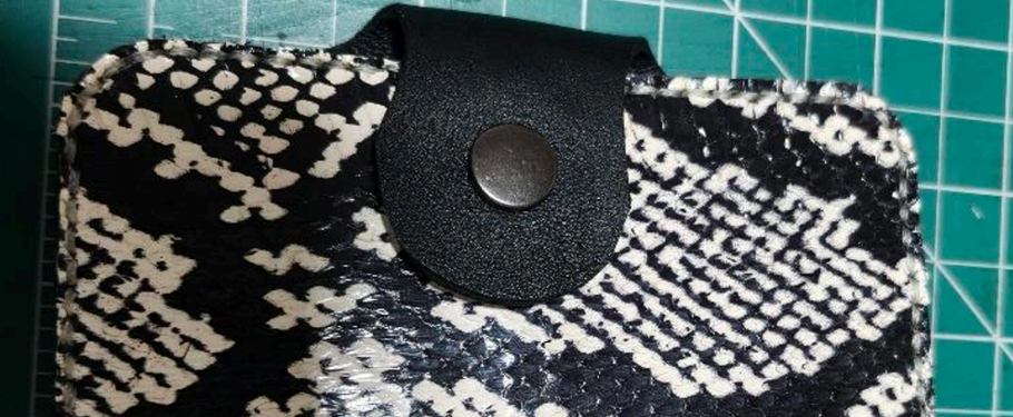 Slimline wallet bag making