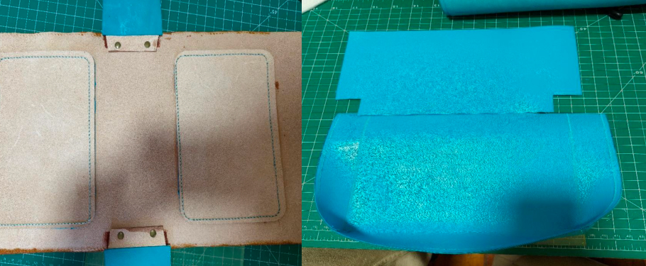 leather pieces to use in the leather bag