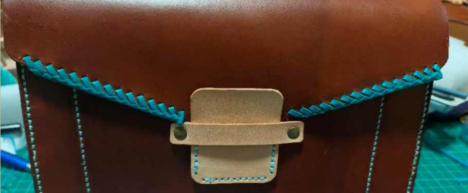 Handmade leather bag