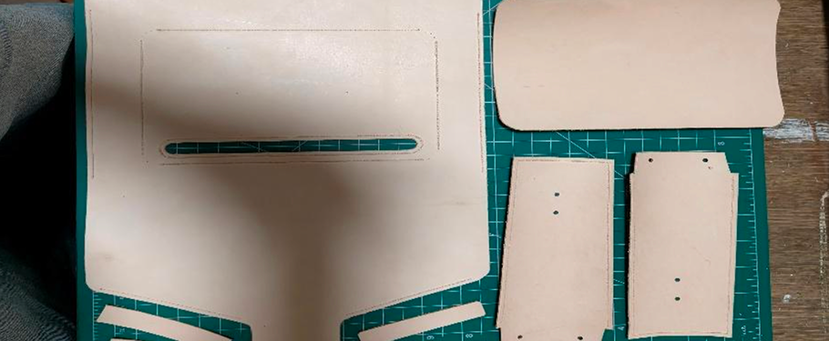 Leather wallet craftmanship